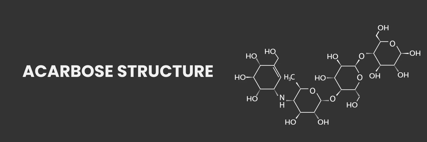 Acarbose structure: Chemical Structure, Uses, and Benefits