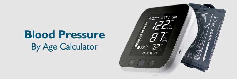 Blood Pressure by Age Calculator
