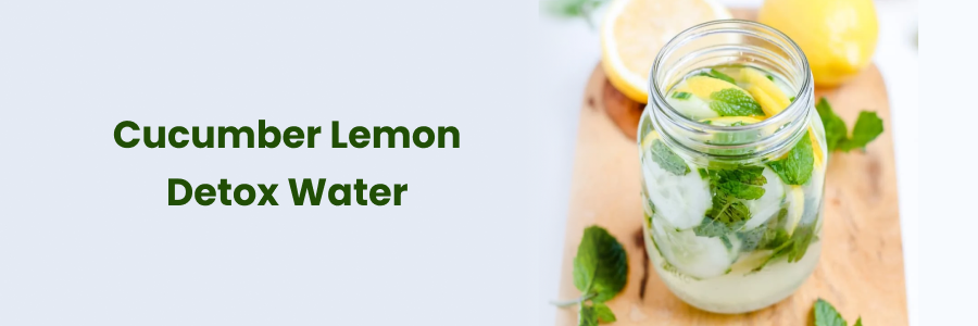 cucumber lemon detox water