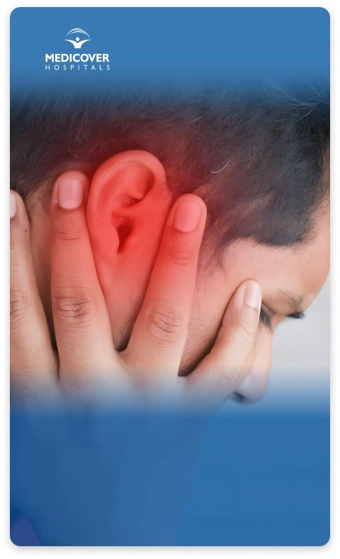 Ear pain and high fever