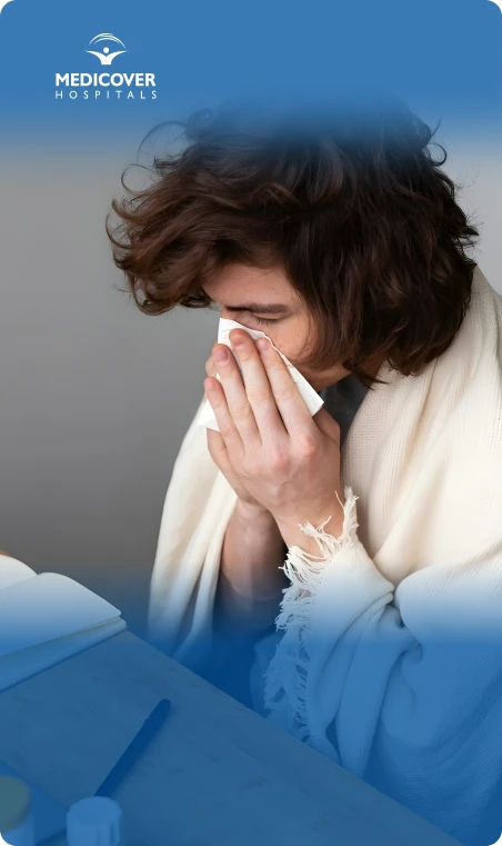 facing flu symptoms uncomfortable aches