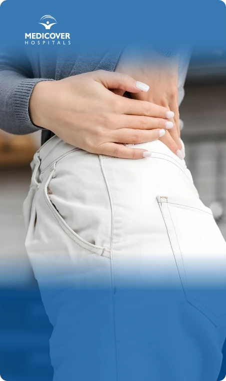 persistent back abdominal pain